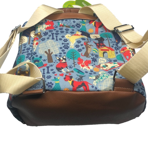 Lily Bloom Doggy Print Riley Backpack - Picture 3 of 4